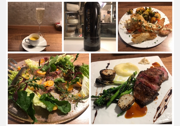 麹町ビストロ 階段の途中